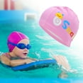 thumbnail image 2 of Unique Bargains 1 Pc Knitted PU Elastic Cartoon Snail Swim Cap Pink, 2 of 6