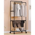 thumbnail image 3 of Organizador de ropa doble con ruedas MYRVA ligero, 3 of 3