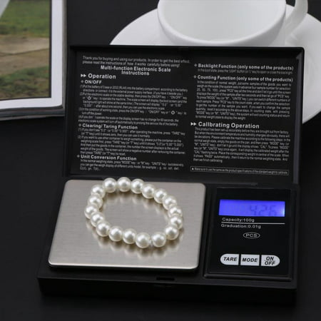 Digital Weight Pocket Gram Scale Kitchen Nutrition Jewelry Scale Multifuction High Accuracy Tare Function