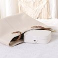 thumbnail image 4 of REGALWOVEN Travel Accessory Box, Small PU Leather Accessory Organizer Case Storage Display Holder for Women Gifts White, 4 of 7