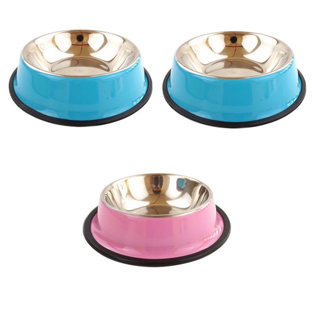 POINTERTECK Bols pour Chat Utilisation Multifonction Plats pour Chat Base Lestée Antidérapante Bol d'Eau pour Chat