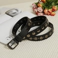 thumbnail image 6 of Fianmy Fashion Leather Belt for Women, Studded Ladies Belts Punk Belt for Jeans Dress, 6 of 7