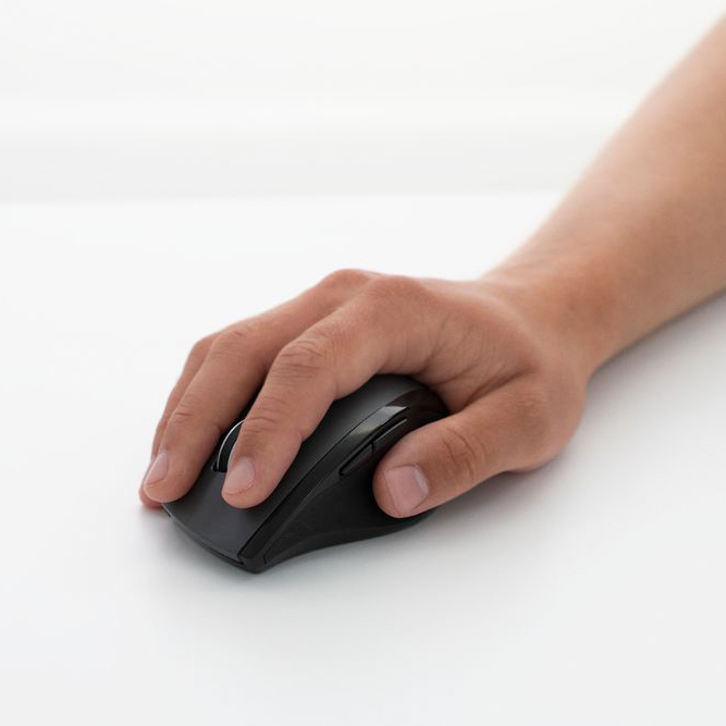 Logitech Comfort Wireless Keyboard and Mouse Combo, Full-Size, Ergonomic Design, Black - image 3 of 6