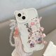 thumbnail image 2 of Cute Cartoon 3D bear bracelet soft silicone Phone Case for iPhone 13 12 11 14 Pro Max XR X XS 6 7 8 Plus SE Mini flower Cover xuanjing unisex, 2 of 2