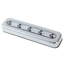 LED Battery Operated Push Light - 5 Bright, Energy Efficient Bulbs for Easy Installation in Any Room