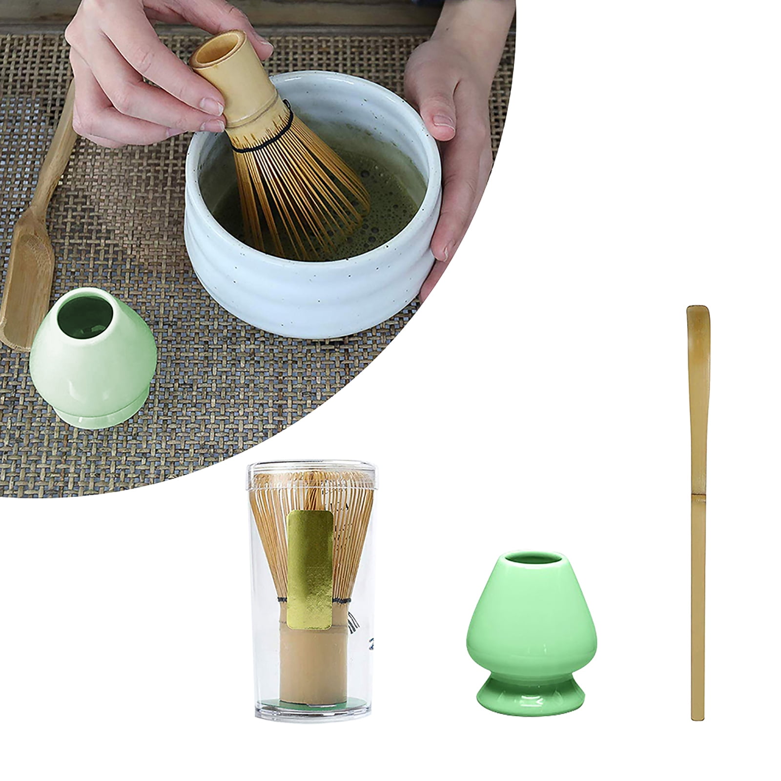 Matcha Tea Ceremony Tools - Bamboo Whisk & Scoop - Wilderness Poets