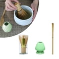 thumbnail image 1 of Juego De Herramientas Para Hacer Matcha, Batidor De Té De Bambú, Cuchara De Té, Soporte Para Batidor De Té De Cerámica Noticed HA024551-02, 1 of 6