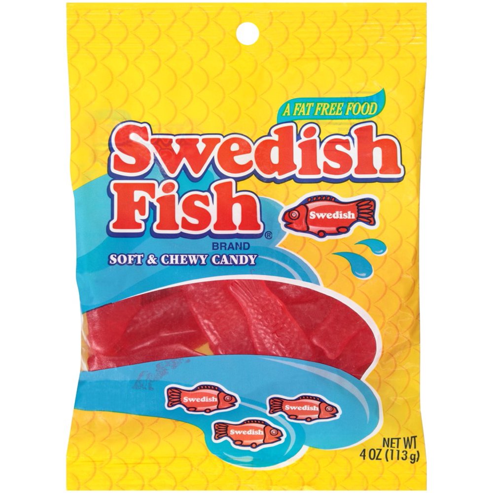 Swedish Fish Soft & Chewy Candy, Original, 4 Oz