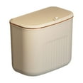 thumbnail image 1 of Strong Load-bearing Enlarge Caliber Hanging Trash Bin with Lid Punching Free Kitchen Large Capacity Wall Mounted Garbage Can, 1 of 7