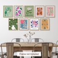 thumbnail image 3 of PixonSign Adhesive Canvas Print Wall Art Set - Colorful Vibrant Wildflowers Forest Plant Poster Art - Set of 9 Nature Wilderness Garden Floral Botanical Wall Décor for Living Room - 12"x16", 3 of 5