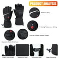 thumbnail image 2 of Savior Heat Men Women Winter Gloves Electric Heated Gloves 7.4V Hand Warmer ,Touch Screen Fingers, Riding Biking Skiing Fishing Working, 2 of 8