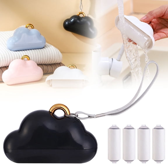 Portable Lint Roller 120 Sheets Travel Size, Mini Lint Roller for Clothes and Reusable Pet Hair Remover, Cute Small Sticky Dust Remover Refillable(Black)