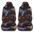 thumbnail image 2 of Fotbe Humming Bird Pattern Automotive Seat Covers for Cars Trucks and SUVs – Car Seat Covers for Front Seats,Protective Seat Covers,Vehicle Seat Covers, Set of 2, 2 of 9