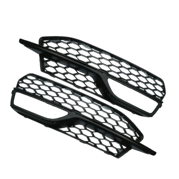 1 Pair Front Fog Light Grille Bumper Grill Cover for Audi A3 S-Line 2014-2016 8V3807682L 8V3807681Q