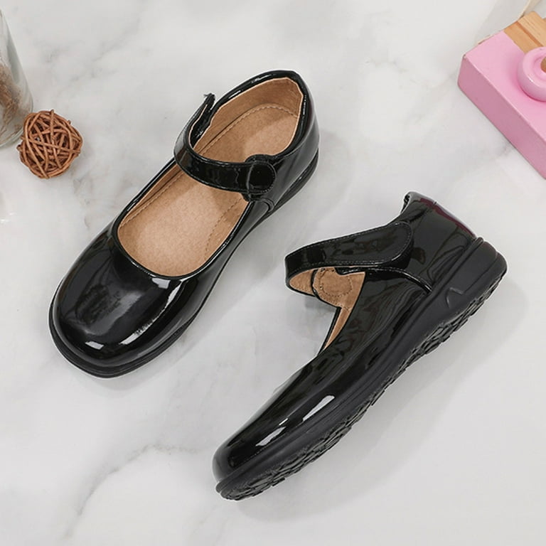 Girl s School Synthetic Leather Dress Shoes Uniform Mary Jane