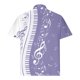 thumbnail image 3 of Camisas de Manga Larga para Hombres Impresos Girar Hacia Abajo Botones de Cuello Lateral Dividido, Casual Blusa de Manga Corta, 3 of 5