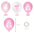 thumbnail image 2 of Godderr Ballerina Birthday Party Decorations Ballerina Balloons Pink and White Balloons Ballet, 2 of 6