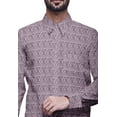 thumbnail image 4 of BESTMAN Cotton Formal Shirts For Men Slim Fit Printed Full Sleeve Shirts For Men, 4 of 5