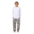 thumbnail image 7 of The Nightmare Before Christmas AOP Jack Skellington Holiday Plush Fleece Men's Pajama Pants with Adjustable Waistband, 7 of 7