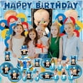 thumbnail image 2 of Boss Baby White Boy Balloons Party Supplies Birthday Favors Decorations Decor Kit Latex, 2 of 4
