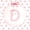 Pink White D, variant on Erosebridal Kids Pink Princess Bowtie Queen Comforter Set For Bowknot Lover,Letter L Monogrammed Bedding Comforter Set,Reversible pink,3-Piece