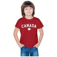 thumbnail image 4 of Économies d'Été! SROBPTY T-Shirts à Manches Courtes pour Tout-Petits, T-Shirt Imprimé Canada pour Garçons et Filles Tout-Petits, Mode Col Rond, Haut à Manches Courtes Imprimé Rouge, 3 Ans, 4 of 5