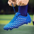 thumbnail image 5 of Tacos de fútbol profesionales para hombres, botas de fútbol de entrenamiento al aire libre, zapatillas FG, entrenamiento de Futsal antideslizante, deporte, 5 of 5