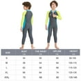 thumbnail image 4 of Children Diving Suit Durable Surfing Swimsuit Outdoor Accessories (S Gray), 4 of 9