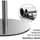 thumbnail image 4 of Bathroom Floor Standing Toilet Roll Holder, Weighted Base Stainless Steel Toilet Paper Holder, Simple and Convenient Toilet Paper Dispenser, 4 of 5