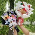 thumbnail image 6 of Christmas Gifts Cartoon Sanrio Plush Bouquet My Melody Kuromi Cinnamoroll Kt Cat Plush Doll Toy  Valentine Graduation Gifts, 6 of 7