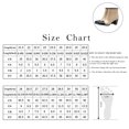 thumbnail image 4 of OULII 1 Pair High Heel Rain Boots Fashionable Appearance Black PVC Waterproof for Women, 4 of 8