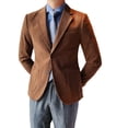 thumbnail image 2 of Traje casual de primavera para hombre, traje de negocios informal urbano, traje de pana superior duradero, chaqueta para hombre, 2 of 5