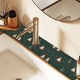 thumbnail image 2 of Yayeee Faucet Mat for Kitchen Sink 30" Diatomite Long Splash Guard Pad, Pink Christmas Trees, 2 of 7