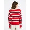 thumbnail image 3 of Weekend Academy Girls Striped Sweater with Long Sleeves, Sizes 4-18, 3 of 4