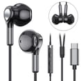 thumbnail image 2 of Audífonos In-Ear USB Type C con Micrófono y Chip Hi-Res 32-bit Carcasa TPE para Samsung Galaxy iPad Pro Pixel, 2 of 8