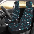 thumbnail image 2 of Vsdgher Animal Footprints Automotive Seat Covers for Cars Trucks and SUVs – Car Seat Covers for Truck Seat Protectors Set of 2, 2 of 7