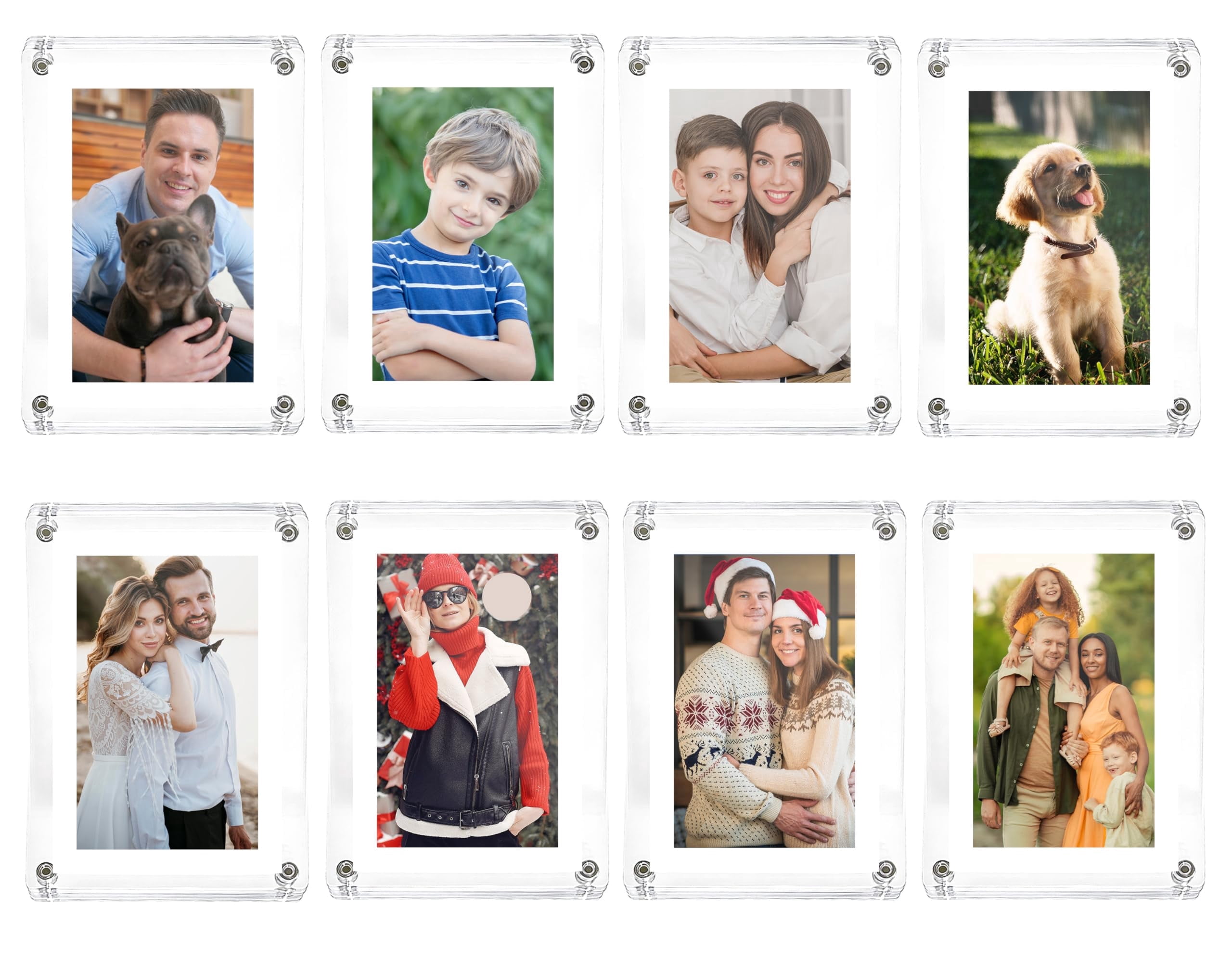 Polaroid 3.5x4.25” Magnetic Picture Frame, Fridge Magnet Photo