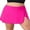 Pink, variant on Sociala Plus Size Swim Skirt with Shorts for Womens High Waisted Side Split Swim Shorts with Pockets