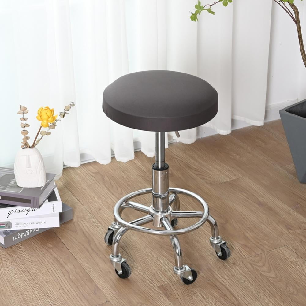 Bar Stool Covers Round High Stretchy Elastic Circle Stool Cover Soft Easy to Clean Chair Seat Slipcover Walmart