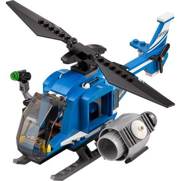 Lego Jurassic World Blue White Helicopter Loose Vehicle Walmart Com