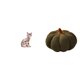 thumbnail image 1 of Estatua de gato, figura de escritorio, juguete de calabaza, adorno de cerámica suave, accesorio para fotos, ideal para dormitorio, sala de estar, ofic, 1 of 8
