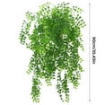 thumbnail image 4 of Prime SHISHIan Artificial Hanging Vine Plants Decor Plastic Greenery For Home Wall Indoor Outdside Hanging Basket Green，Fake Plants，Christmas Decorations，Fake Flowers，Artificial Plants Indoor, 4 of 9
