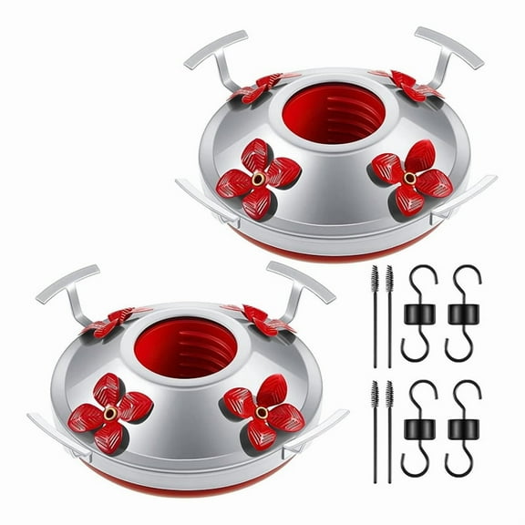 Hummingbird Feeder Bottom Base Replacement Parts Set Plastic Outdoors Moat Hook Brushe pwm25