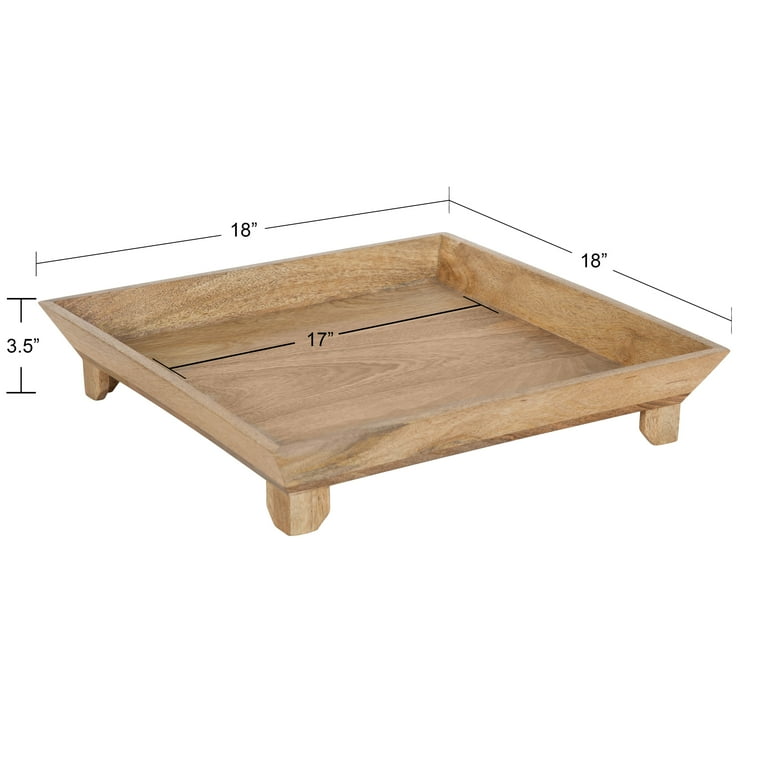 Decorative cheap wood tray