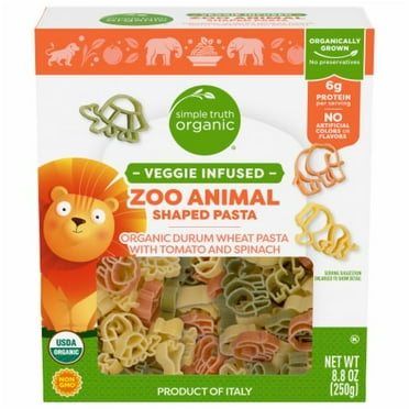 2X - Simple Truth Organic Veggie Infused Zoo Animal Pasta