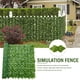thumbnail image 5 of Valla Artificial De Hojas Valla de hoja verde artificial Paisajismo Valla de rábano verde Red Decoración de jardín (I) Sywqhk Libre de BPA, 5 of 7