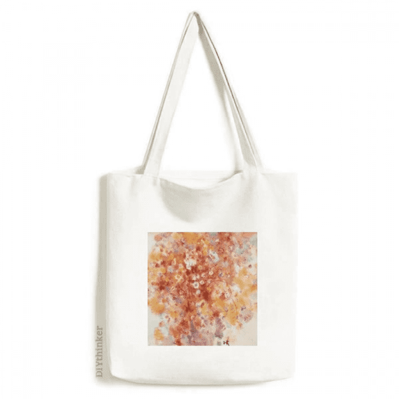Summer Oil Painting Art Still Life Flower Tote Canvas Bag Shopping Satchel Casual Handbag