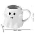 thumbnail image 2 of Fantasma Con Patrón Cerámica Halloween 14 Oz, 2 of 9