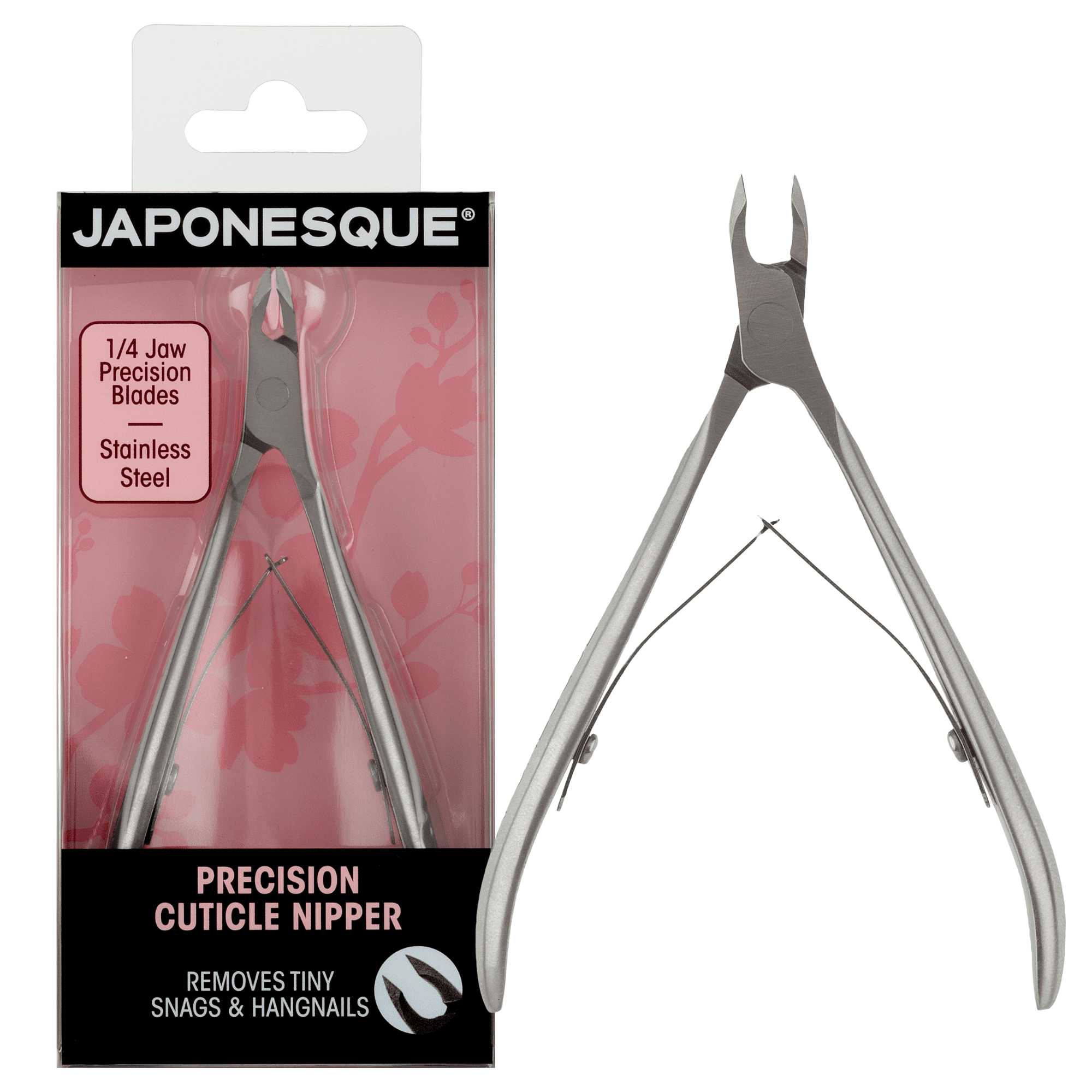Japonesque Cuticle Nipper, Straight, Stainless Steel, with Cuticle