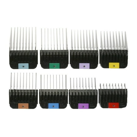 Wahl Professional Animal Stainless Steel Attachment Guide Comb Set for Detachable Blade Pet  Dog  Cat  and Horse Clippers
